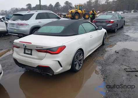 2021 BMW M440I z USA, uszkodzony, nr VIN WBA53AT00MCF84158